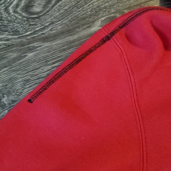 VINTAGE Triple Five Soul T5S Red Hoodie - Medium - Picture 12 of 14